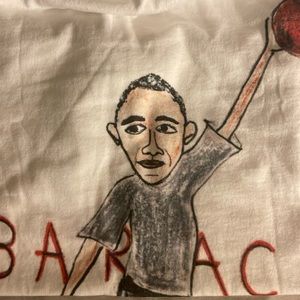 Unfortunate Portrait Barack Obama Michael Air Jordan Shirt Medium